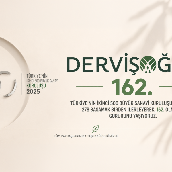 Dervişoğlu Bakliyat’tan İSO İkinci 500’de Dikkat Çeken Yükseliş