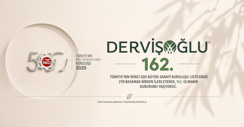 Dervişoğlu Bakliyat’tan İSO İkinci 500’de Dikkat Çeken Yükseliş