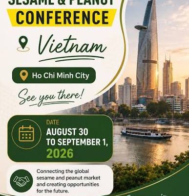 8. WORLD SESAME & PEANUT CONFERENCE, VİETNAM’DA SEKTÖRÜ BULUŞTURACAK