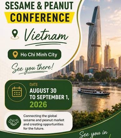 8. WORLD SESAME & PEANUT CONFERENCE, VİETNAM’DA SEKTÖRÜ BULUŞTURACAK